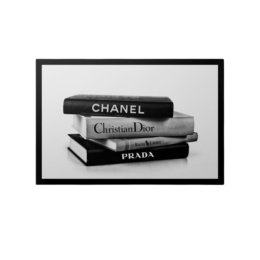 Fashion Books - Luxury Black & White Canvas Art – Greattness™