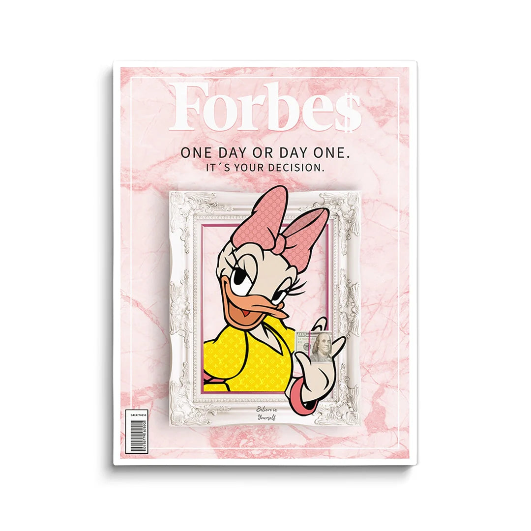 ■未使用■GUCCI Daisy Duck ノート A5サイズ デイジー Forbes Daisy Duck Canvas – Pink Luxury Money Wall Art – Greattness™