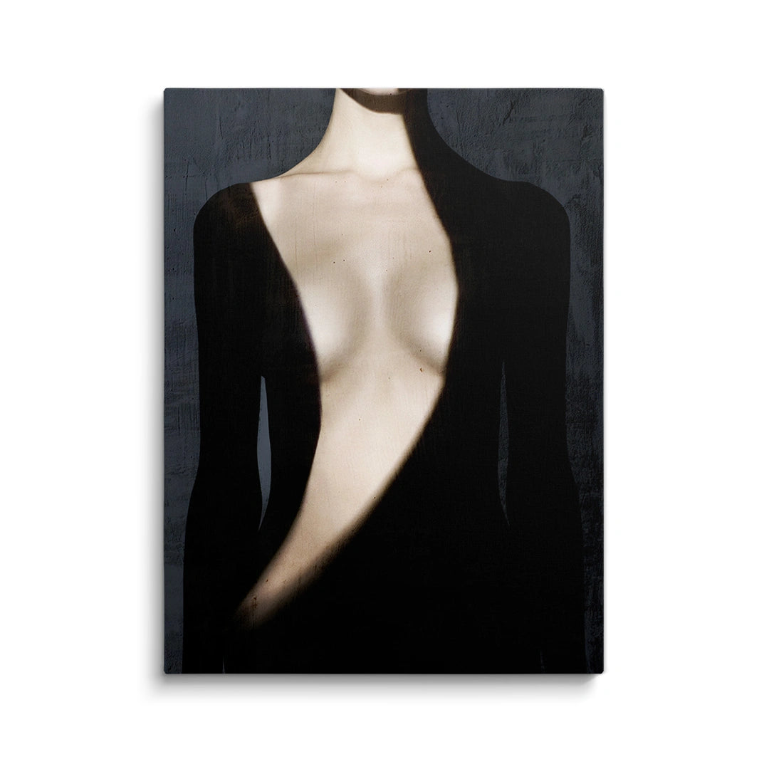 Nude Women Body Black and White Wall Art