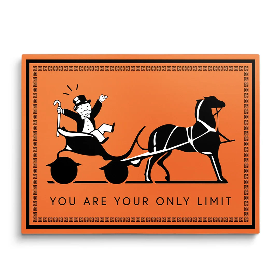 Luxury Hermes Orange Motivational Canvas Art – Greattness™