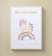 Discover Kids Canvas Wall Art, Be Loving Kids Canvas Art | Motivational Kids Canvas Wall Art , BE LOVING by Original Greattness™ Canvas Wall Art Print