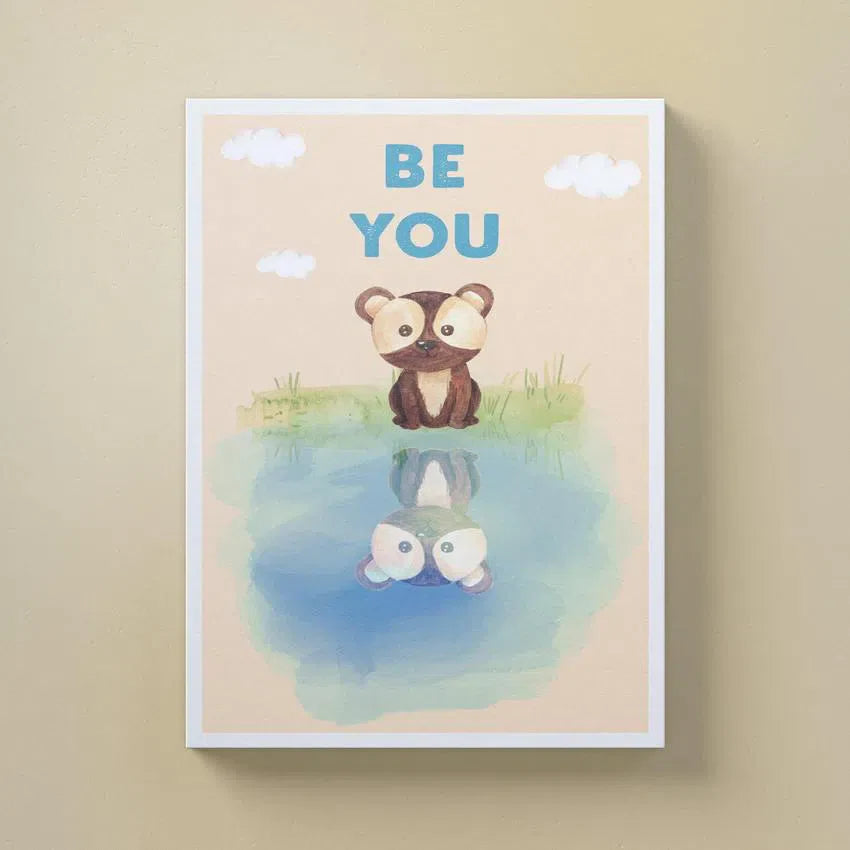 Discover Kids Canvas Wall Art, Be you Kids Canvas Art | Motivational Kids Canvas Wall Art , BE YOU by Original Greattness™ Canvas Wall Art Print