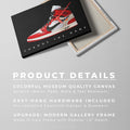 Discover Nike Air Canvas Wall Art, Nike Air Sneaker Motivational Wall Art, Change the Game by Original Greattness™ Canvas Wall Art Print