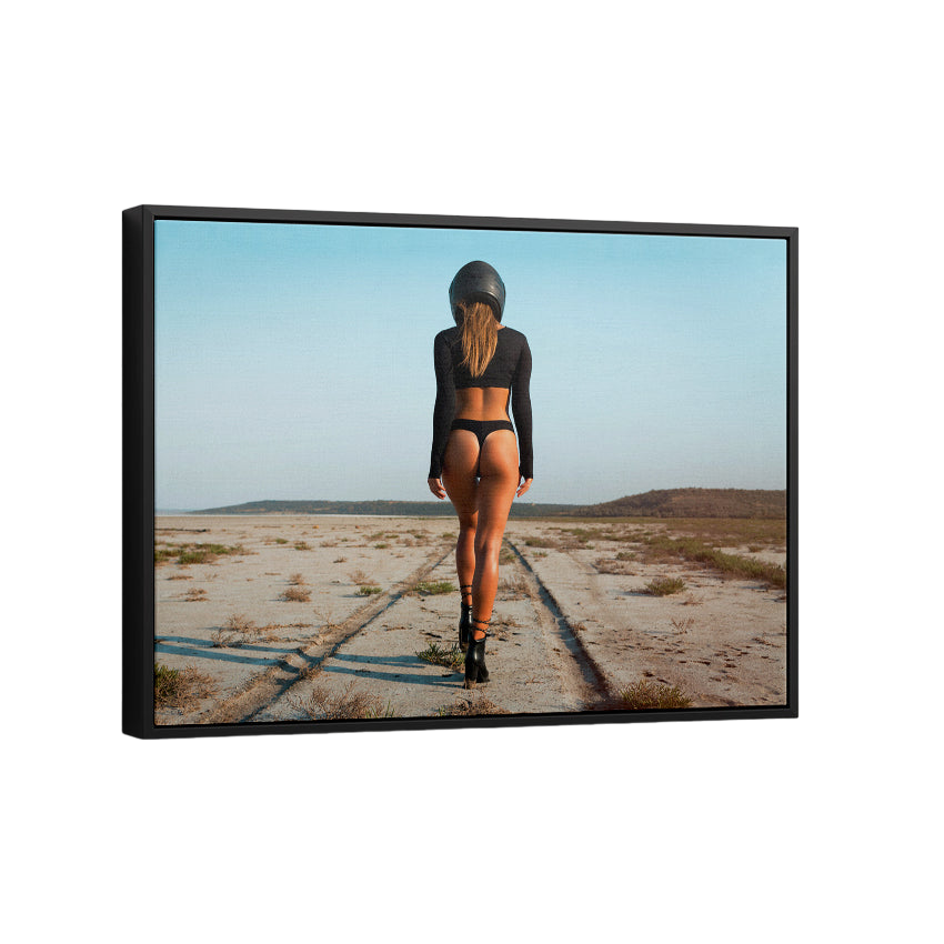 Discover Inspirational Landscape Wall Art, Desert Dreams - Nude Female Form Wall Art, Desert Dreams by Original Greattness™ Canvas Wall Art Print