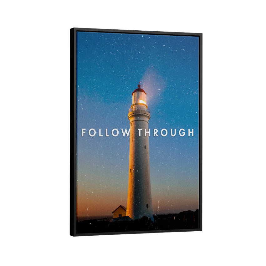 Discover Landscape Canvas Art, Follow Through - Lighthouse Light tower Photography Wall Art, Follow Through by Original Greattness™ Canvas Wall Art Print