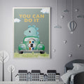 Discover Kids Canvas Wall Art, You Can Do It | Kids Bedroom Canvas Art, YOU CAN DO IT by Original Greattness™ Canvas Wall Art Print