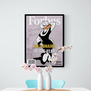 Discover Forbes Money Canvas Art, Forbes Daisy Duck Canvas Wall Art , FORBES OF THE YEAR by Original Greattness™ Canvas Wall Art Print