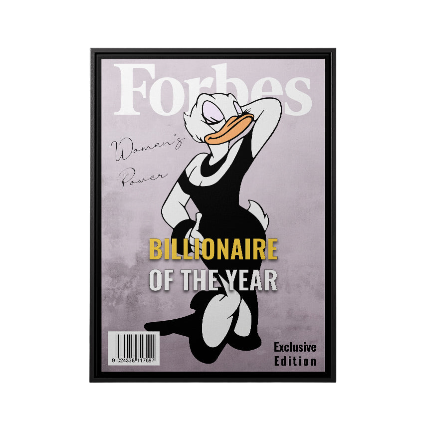 Discover Forbes Money Canvas Art, Forbes Daisy Duck Canvas Wall Art , FORBES OF THE YEAR by Original Greattness™ Canvas Wall Art Print