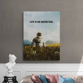 Discover Shop Astronaut Canvas Wall Art, Life is an Adventure, Landscape Astronaut Canvas Artwork, LIFE IS AN ADVENTURE by Original Greattness™ Canvas Wall Art Print