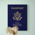 Discover Shop Travel Passport Wall Art, Passport Canvas - Original Greattness Art, TRAVEL PASSPORT by Original Greattness™ Canvas Wall Art Print