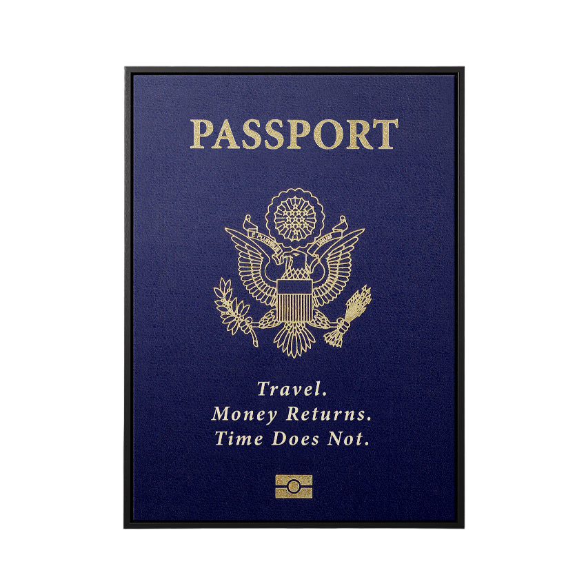 Discover Shop Travel Passport Wall Art, Passport Canvas - Original Greattness Art, TRAVEL PASSPORT by Original Greattness™ Canvas Wall Art Print