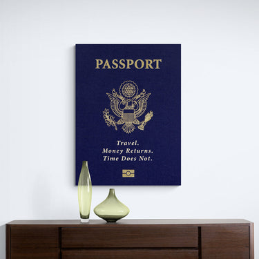 Discover Shop Travel Passport Wall Art, Passport Canvas - Original Greattness Art, TRAVEL PASSPORT by Original Greattness™ Canvas Wall Art Print