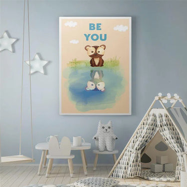 Discover Kids Canvas Wall Art, Be you Kids Canvas Art | Motivational Kids Canvas Wall Art , BE YOU by Original Greattness™ Canvas Wall Art Print