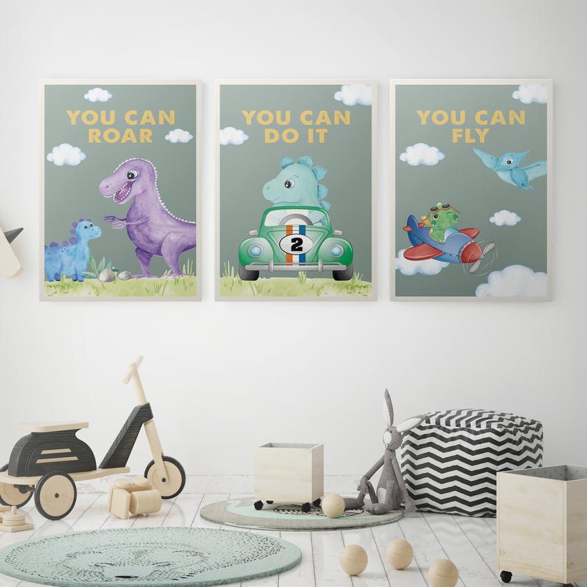 Discover Shop Kids Canvas Art, You Can Bundle Kids Bedroom Canvas Wall Art, YOU CAN BUNDLE FOR KIDS by Original Greattness™ Canvas Wall Art Print