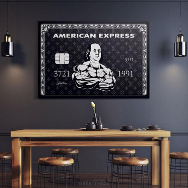 Discover Amex Money Canvas Art, Bennymex Canvas Art | American Express Art , BENNYMEX by Original Greattness™ Canvas Wall Art Print