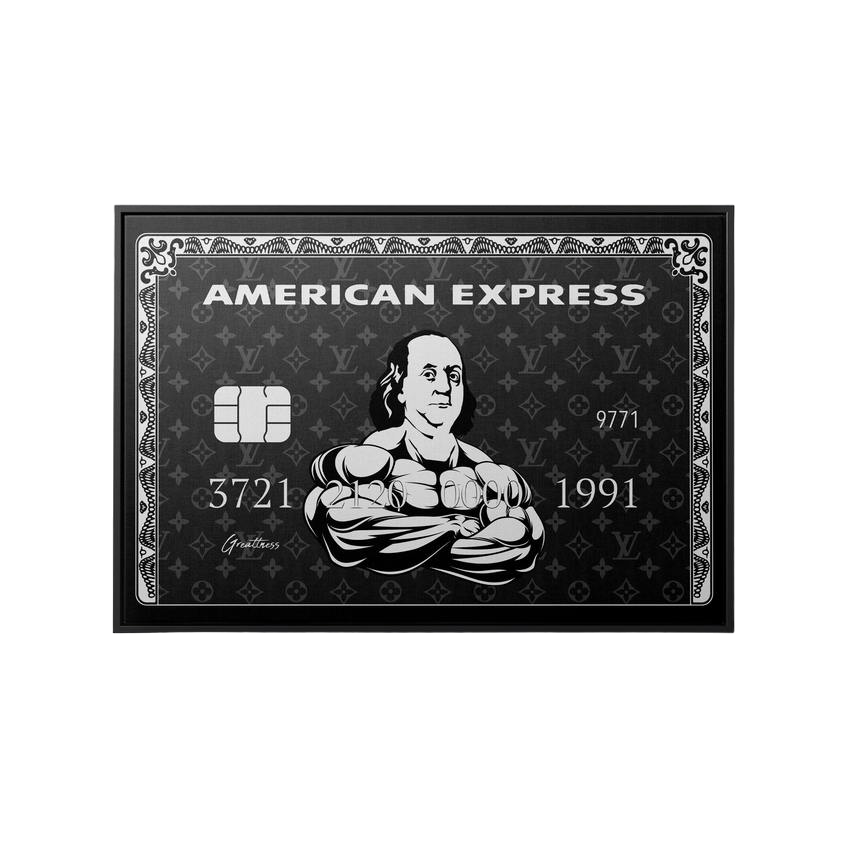 Discover Amex Money Canvas Art, Bennymex Canvas Art | American Express Art , BENNYMEX by Original Greattness™ Canvas Wall Art Print