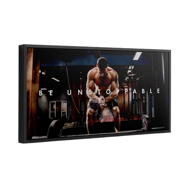 Discover Shop Sports Canvas Art, Be Unstoppable Canvas Art | Modern Motivational Canvas Wall Art, BE UNSTOPPABLE by Original Greattness™ Canvas Wall Art Print
