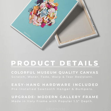 Discover Motivational Canvas Art, Be You (Spring Edition) Canvas Art | Modern Motivational Canvas Art, BE YOU (SPRING EDITION) by Original Greattness™ Canvas Wall Art Print