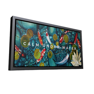 Discover Shop Fish Water Canvas Art, Calm Under Water - Modern Abstract Canvas Art Prints, CALM UNDER WATER by Original Greattness™ Canvas Wall Art Print