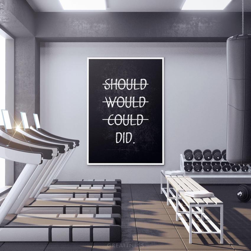 Discover Motivational Workspace Canvas Art, Did now - Motivational Canvas Art for Home & Office, DID NOW CANVAS by Original Greattness™ Canvas Wall Art Print