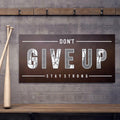 Discover Motivational Office Wall Art, Don´t Give Up - Motivational Artwork for Home & Gym, DONT GIVE UP by Original Greattness™ Canvas Wall Art Print