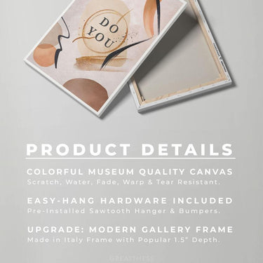 Discover Motivational Workspace Canvas Art, Do you (Women Edition) Canvas Art | Inspirational Quote Sign for Home, DO YOU (WOMEN EDITION) by Original Greattness™ Canvas Wall Art Print