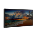 Discover Motivational Landscape Wall Art, Every Storm Will Pass - Sunset Beach Landscape Canvas Art, EVERY STORM WILL PASS II by Original Greattness™ Canvas Wall Art Print