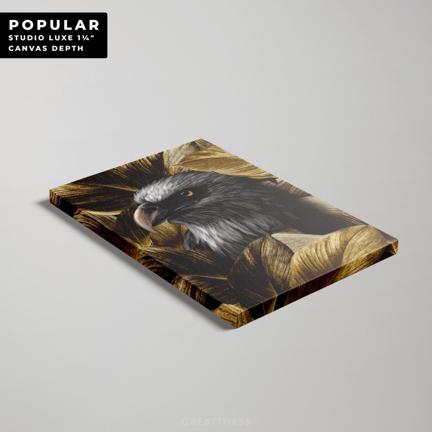 Discover Falcon Canvas Wall Art, Falcon Canvas Art - Motivational Animal Art, FALCON by Original Greattness™ Canvas Wall Art Print
