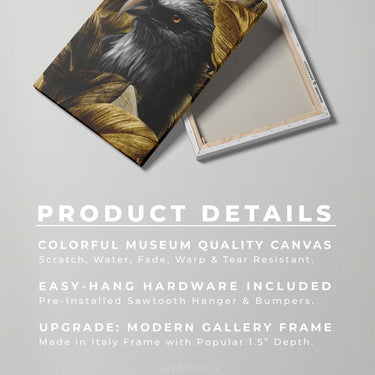 Discover Falcon Canvas Wall Art, Falcon Canvas Art - Motivational Animal Art, FALCON by Original Greattness™ Canvas Wall Art Print