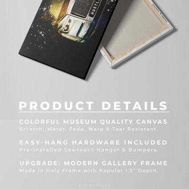 Discover Rolls Royce Cars Wall Art, Luxury Rolls Royce Phantom Wall Art, GOLD ROLLS by Original Greattness™ Canvas Wall Art Print