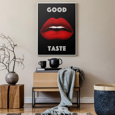 Discover Shop Red Lips Canvas Art, Red Lips Canvas Wall Art, Modern Pop Art Lips, Red Lips Wall Art by Original Greattness™ Canvas Wall Art Print