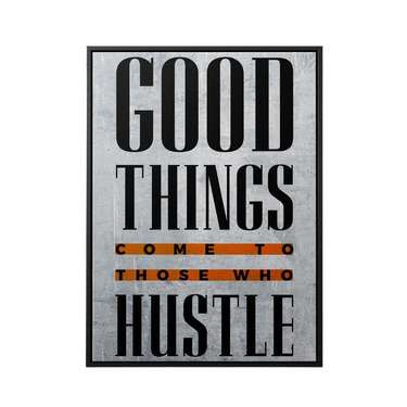 Discover Motivational Canvas Art, Motivational Hustle Successful Entrepreneur Artwork, GOOD THINGS by Original Greattness™ Canvas Wall Art Print