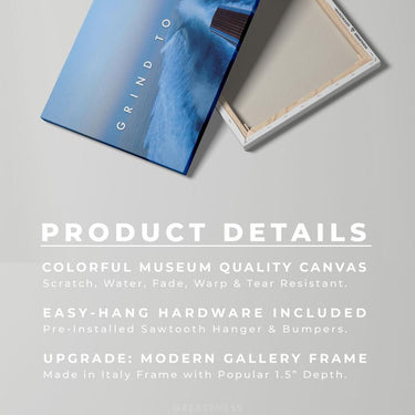 Discover Landscape Ocean Canvas Art, Yacht Sea Ozean, Grind to Disappear Canvas Wall Art, GRIND TO DISAPPEAR CANVAS by Original Greattness™ Canvas Wall Art Print