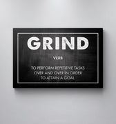 Discover Motivational Canvas Art, Grind Canvas Art | Motivational Success Entrepreneur Artwork, GRIND by Original Greattness™ Canvas Wall Art Print