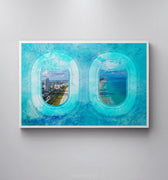 Discover Greattness Original, Holiday Window Travel Canvas Art, Motivational Artwork, HOLIDAY WINDOW by Original Greattness™ Canvas Wall Art Print