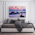 Discover Astronaut Space Wall Art, Keep Looking Up Canvas Art, Space Motivational Artwork, KEEP LOOKING UP by Original Greattness™ Canvas Wall Art Print