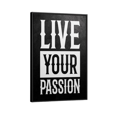 Discover Motivational Office Wall Art, Live Your Passion Quote Sign Success Canvas Art Wall Decor, LIVE YOUR PASSION by Original Greattness™ Canvas Wall Art Print