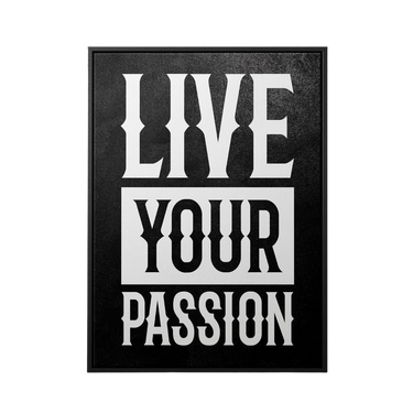 Discover Motivational Office Wall Art, Live Your Passion Quote Sign Success Canvas Art Wall Decor, LIVE YOUR PASSION by Original Greattness™ Canvas Wall Art Print