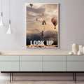 Discover Greattness Original, Look up Canvas Wall Art, Success Motivational Wall Decor, LOOK UP CANVAS by Original Greattness™ Canvas Wall Art Print