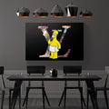 Discover Homer Simpson Wall Art, Homer Simpson Louis Vuitton Luxury Canvas Wall Art, LV AFTERPARTY by Original Greattness™ Canvas Wall Art Print