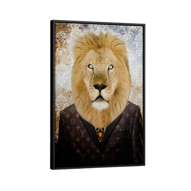 Discover Lion Suit Canvas Art, Louis Vuitton LV Lion Suit Canvas Wall Art, Louis Vuitton LION by Original Greattness™ Canvas Wall Art Print