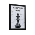 Discover Game Room Chess Canvas Art, Motivational Chess Room Canvas Wall Art, MAKE YOUR MOVE by Original Greattness™ Canvas Wall Art Print