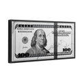 Discover Shop Money Dollar Canvas Art, Marble Benjamin 100 Dollar Bill, Money Canvas Art, MARBLE DOLLAR by Original Greattness™ Canvas Wall Art Print
