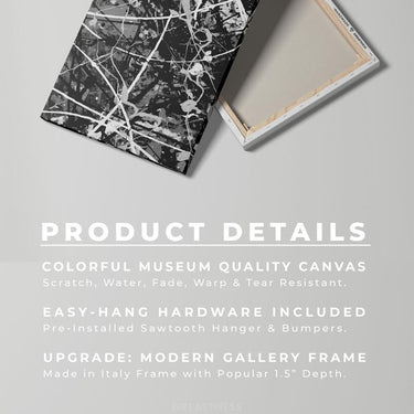 Discover Abstract Canvas Wall Art, Spiffing Abstract Jackson Pollock Painting Wall Print, ABSTRACT POLLOCK by Original Greattness™ Canvas Wall Art Print