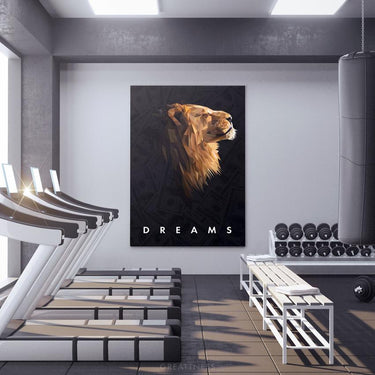 Discover Greattness Original, Money Dreams, Money Wall Art Success Artwork, MONEY DREAMS by Original Greattness™ Canvas Wall Art Print