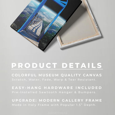 Discover Space Earth Canvas Art, Moon Space Walk Door Canvas Wall Art, MOON SPACE WALK by Original Greattness™ Canvas Wall Art Print