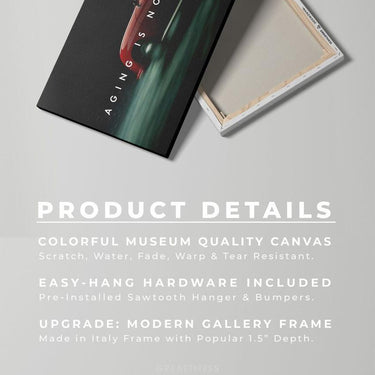 Discover Shop Vintage Retro Wall Art, Old Vintage Porsche Vehicles Cars Canvas Wall Art, Vintage PORSCHE by Original Greattness™ Canvas Wall Art Print