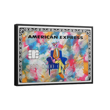 Discover Shop American Express Canvas Art, Pink Panther American Express Wall Art Print, Pink Panther AMEX by Original Greattness™ Canvas Wall Art Print