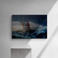 Discover Shop Motivational Quote Wall Art, Smooth Seas Never Made A Skilled Sailor Quote Ozean Canvas Art, SMOOTH SEAS by Original Greattness™ Canvas Wall Art Print