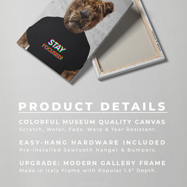 Discover Motivational Canvas Art, Stay Focused Lion Tiger Motivational Canvas Art, STAY FOCUSED CANVAS by Original Greattness™ Canvas Wall Art Print